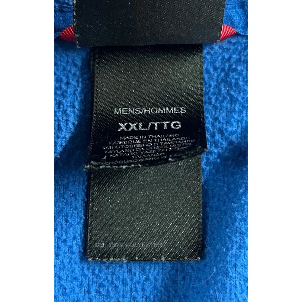 The Nortn Face Men’s Polartec Full Zip Blue Fleece Jacket 2XL